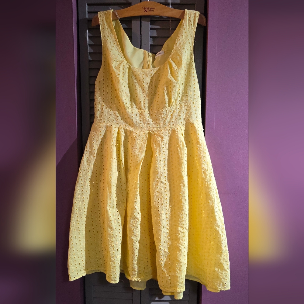 Calvin Klein Yellow Dress